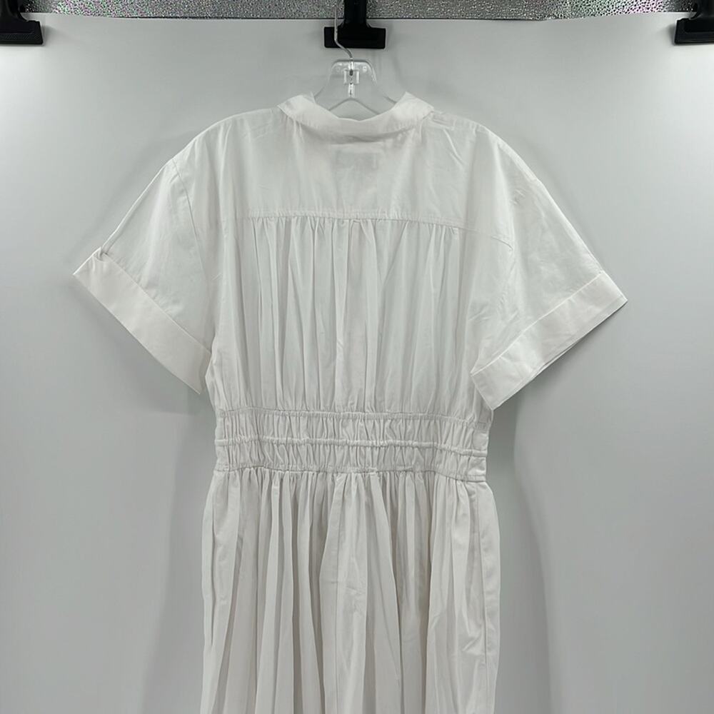 J. Crew White Midi Shirt Dress - Picture 10 of 11